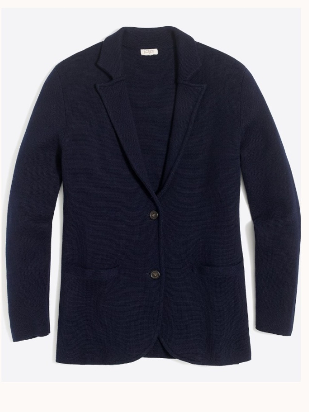 J. Crew Factory Sweater Blazer Jacket Cardigan Navy Blue S